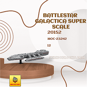 MOC Factory 23242 Space Battlestar Galactica Super Scale