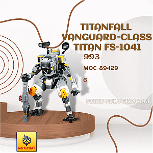 MOC Factory 89429 Movies and Games Titanfall Vanguard-Class Titan FS-1041