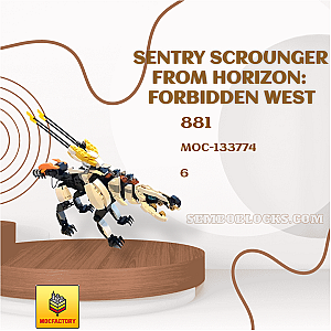 MOC Factory 133774 Movies and Games Sentry Scrounger from Horizon: Forbidden West