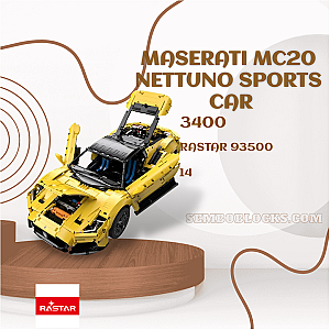 Rastar 93500 Technician Maserati MC20 Nettuno Sports Car