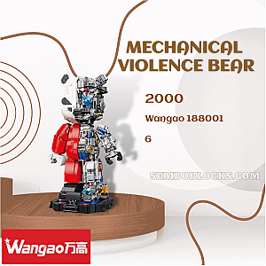 Wangao 188001 Creator Expert Mechanical Violence Bear