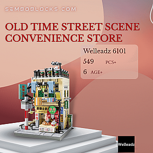 Welleadz 6101 Modular Building Old Time Street Scene Convenience Store