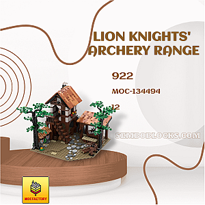 MOC Factory 134494 Modular Building Lion Knights' Archery Range