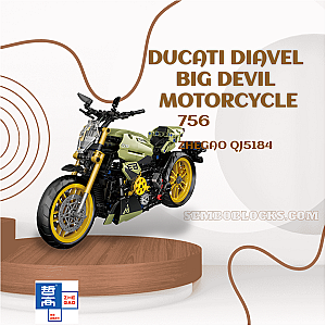 ZHEGAO QJ5184 Technician Ducati Diavel Big Devil Motorcycle