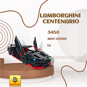 MOC Factory 12560 Technician Lamborghini Centenario