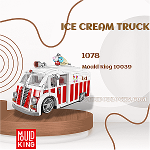 MOULD KING 10039 Technician Ice Cream Truck