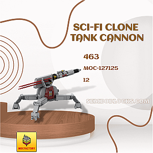 MOC Factory 127125 Star Wars Sci-Fi Clone Tank Cannon