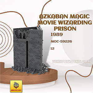 MOC Factory 59226 Movies and Games Azkaban Magic Movie Wizarding Prison