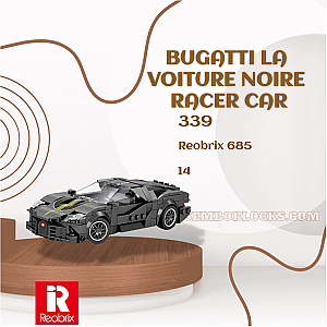 REOBRIX 685 Technician Bugatti La Voiture Noire Racer Car