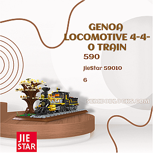 JIESTAR 59010 Technician Genoa Locomotive 4-4-0 Train