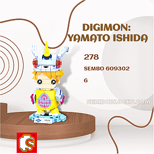 SEMBO 609302 Creator Expert Digimon: Yamato Ishida