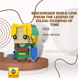 MOC Factory 62351 Movies and Games Brickheadz Build Link from The Legend of Zelda: Ocarina of Time