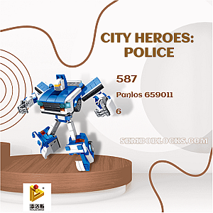 PANLOSBRICK 659011 Creator Expert City Heroes: Police