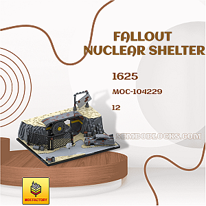 MOC Factory 104229 Modular Building Fallout Nuclear Shelter