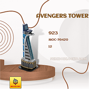 MOC Factory 76420 Modular Building Avengers Tower