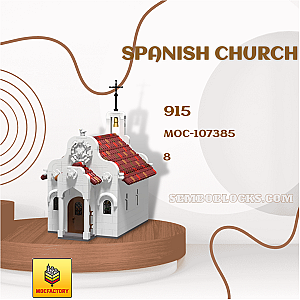 MOC Factory 107385 Modular Building Spanish Church