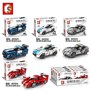 SEMBO 607029-607032 Mini Racing Cars Technical Car