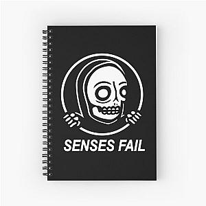 senses fail skull Spiral Notebook