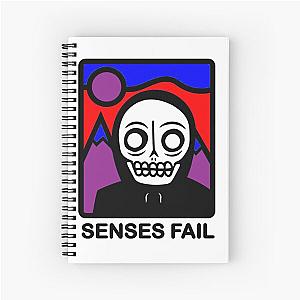 SENSES FAIL tihtan top music Spiral Notebook