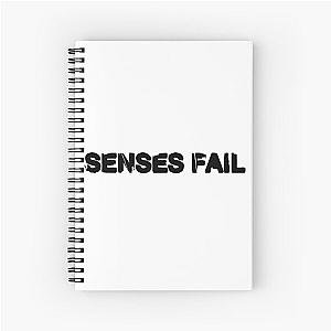 SENSES FAIL tihtan top music Spiral Notebook