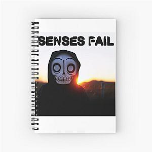 SENSES FAIL tihtan top music Spiral Notebook