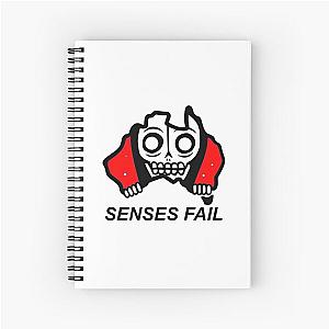 SENSES FAIL tihtan top music Spiral Notebook