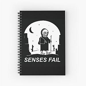 SENSES FAIL tihtan top music Spiral Notebook