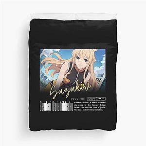 Sentai Daishikkaku  ,Suzukiri, Yumeko ,anime arth ,  Duvet Cover