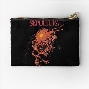 Sepultura Skull Zipper Pouch