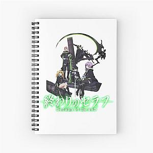 Seraph of the End Characters Beautiful Design Spiral Notebook