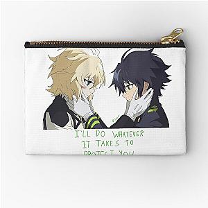 Yuu and Mika Seraph of the End Zipper Pouch