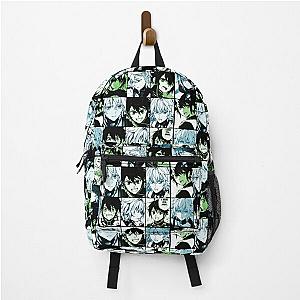 Mikaela x Yuichiro- owari no seraph manga collage color version Backpack