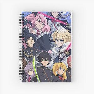 Owari no Seraph Character Spread 1 Spiral Notebook