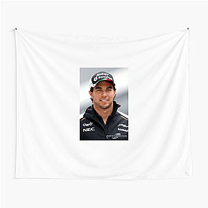 Sergio Pérez Always Pushing Always Performing Sergio Pérez Tapestries
