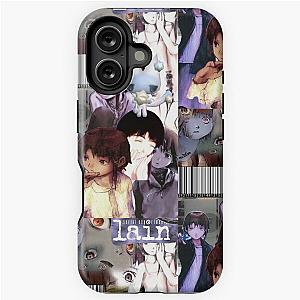 Serial Experiments Lain Abstract Collage  iPhone Tough Case