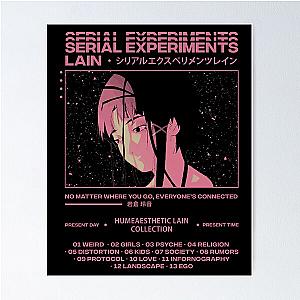 Serial Experiments Lain Aesthetic Poster