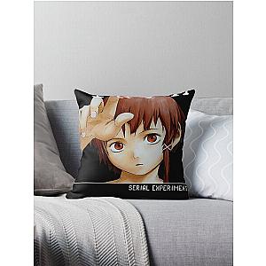 Serial Experiments Lain anime Throw Pillow