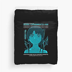 Serial Experiments Lain Aesthetic Retro Darker Duvet Cover