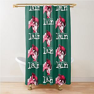 Serial Experiments Lain  (4)   Shower Curtain