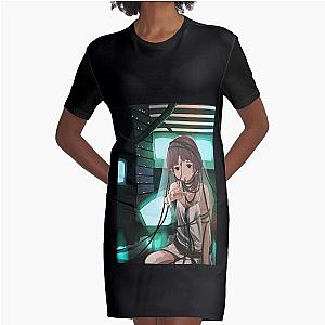 Serial Experiments Lain Graphic T-Shirt Dress