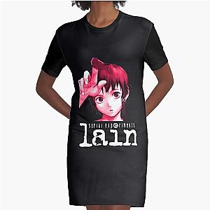 Serial Experiments Lain  (4)   Graphic T-Shirt Dress