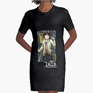 Serial Experiments Lain  mnaga Graphic T-Shirt Dress