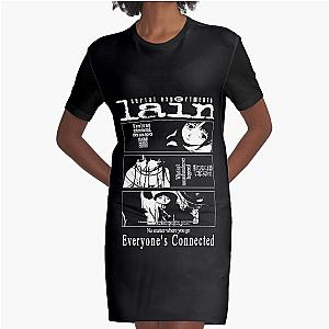 Serial Experiments Lain Graphic T-Shirt Dress