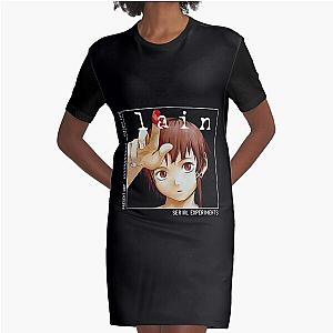 Serial Experiments Lain anime Graphic T-Shirt Dress