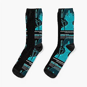 Serial Experiments Lain Aesthetic Retro Darker Socks