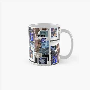 Abstract Serial Experiments Lain Collage Classic Mug