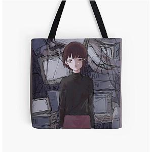 Serial Experiments Lain All Over Print Tote Bag