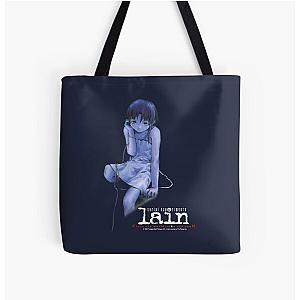 Serial Experiments Lain 12 All Over Print Tote Bag