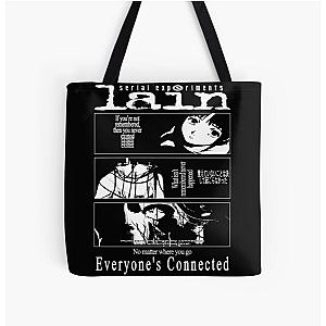 Serial Experiments Lain Classic . All Over Print Tote Bag