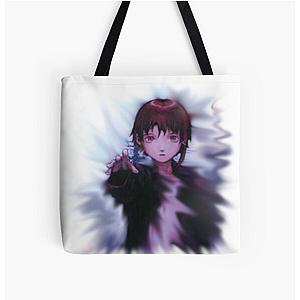 Serial Experiments Lain All Over Print Tote Bag